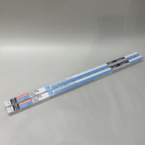 2x Sylvania F13T5/CW 13W T5 21 inch Cool White Linear Fluorescent Light Bulb - Picture 2 of 2