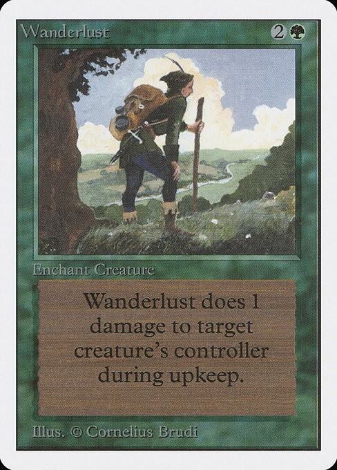 Wanderlust ~ Unlimited [ Excellent ] [ Magic MTG ]