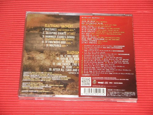 4BT 2020 DAVID ELLEFSON Sleeping Giants with Bonus Tracks MEGADETH JAPAN CD - Picture 2 of 3