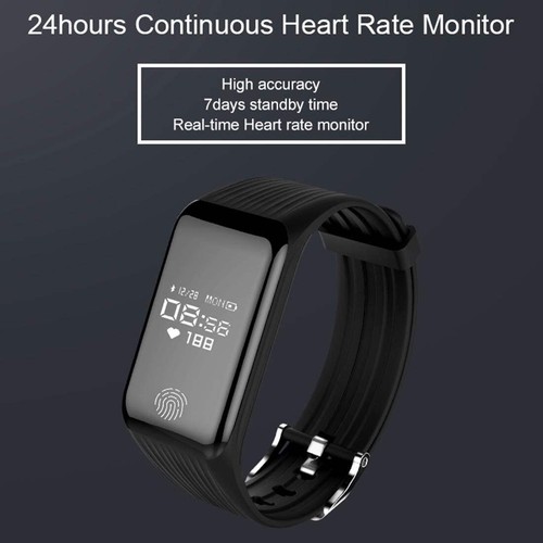 Waterproof Oled Fitness Tracker - Ip67 - Red - Picture 5 of 15