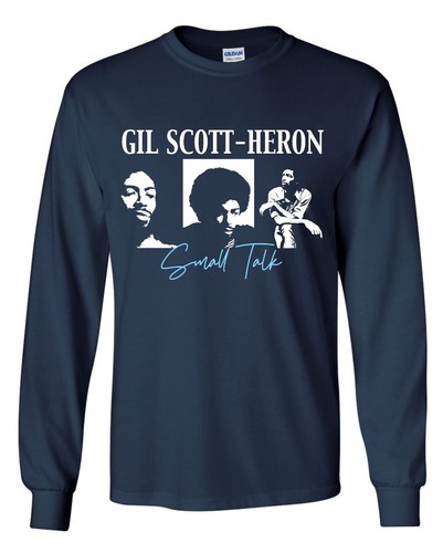 Gil Scott-Heron Long Sleeve T-Shirt - Brian Jackson Winter In America Small Talk - Picture 6 of 7