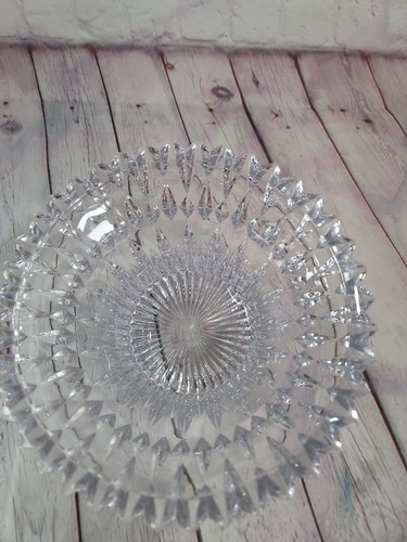 Clear Crystal Hostest Bowl Table Centerpiece Glass Vegetables Home Decor Vintage - Picture 3 of 11