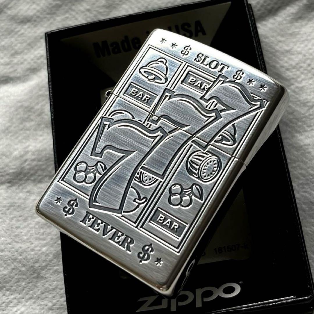 Zippo 777 Jackpot Silver oil lighter | eBay