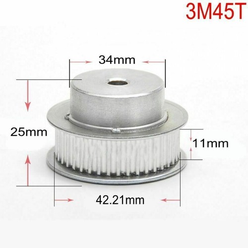 3M 15-100T Timing Belt Pulley BF-type Synchronous Wheel Gear for 10mm Width Belt - Picture 31 of 43