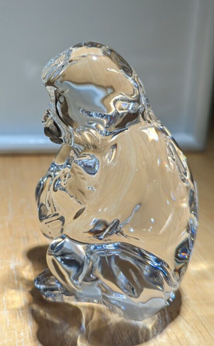 Waterford Affe mit Baby - Tierfigur, Briefbeschwerer!  Made in Ireland - Bild 7 von 10