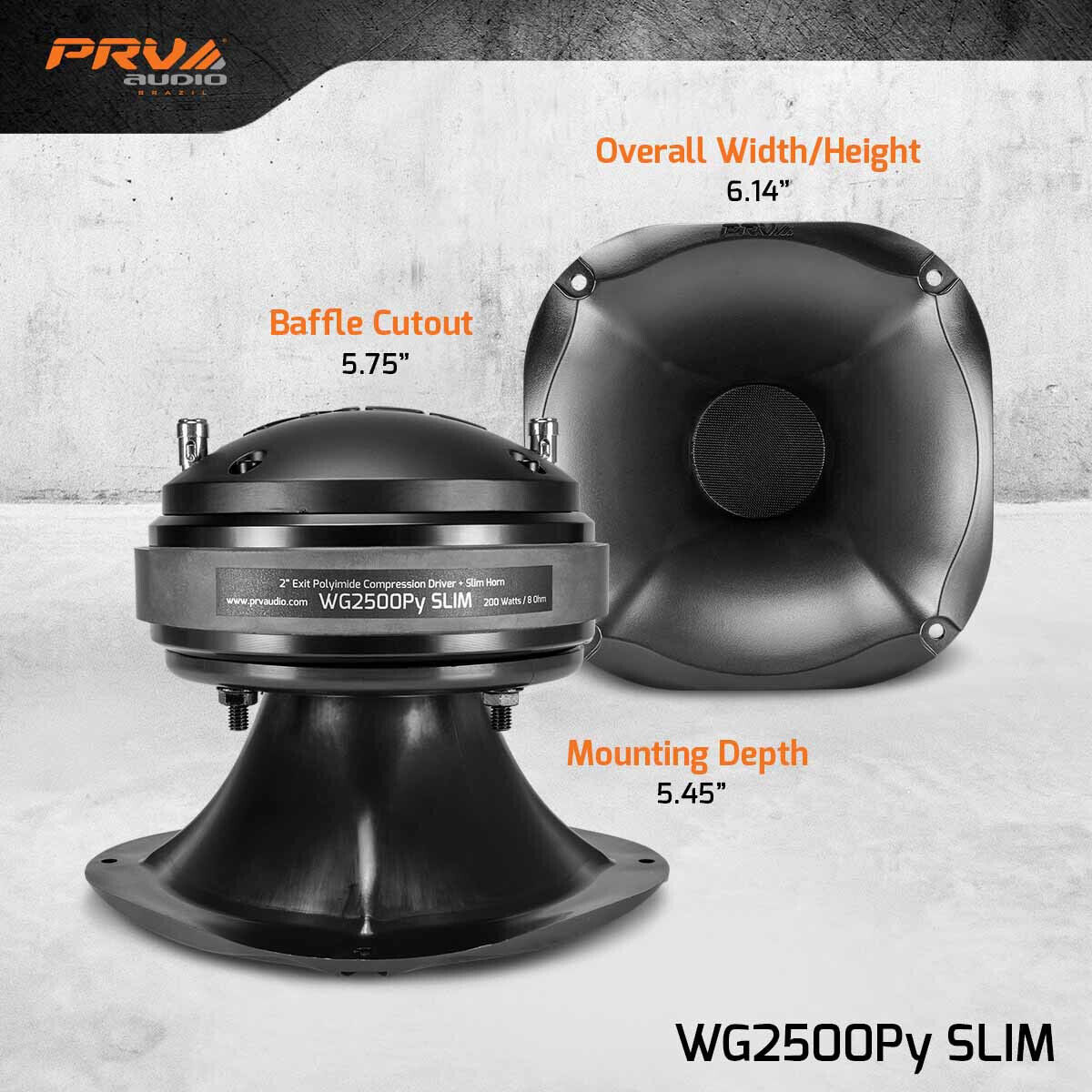 Prv horn sale driver 2 inch