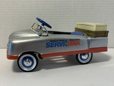 Crown Premiums ServiStar Die Cast Metal Pedal Car Bank Original Box