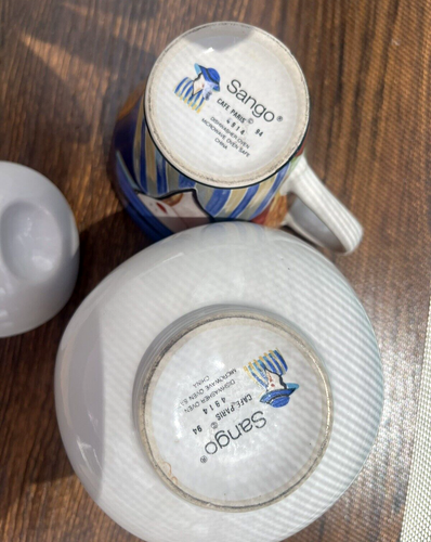 Sango Modell 4914 Cafe Paris Kaffee Tee Becher & Zuckerdose mit Deckel - Bild 6 von 6