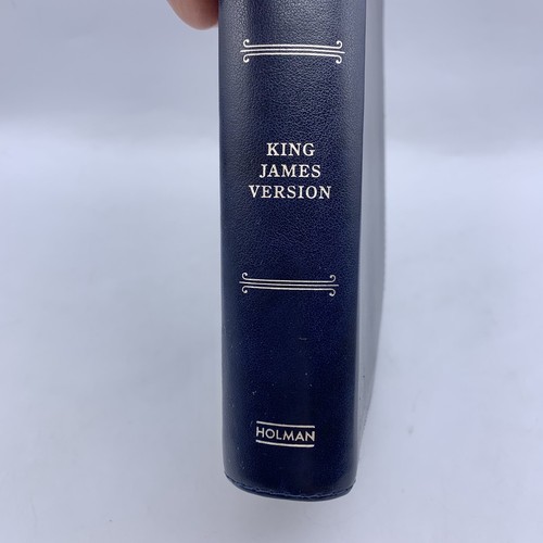 Holman KJV Blue Large Print Personal Size Reference Bible 2019 Indexed - Imagen 4 de 9