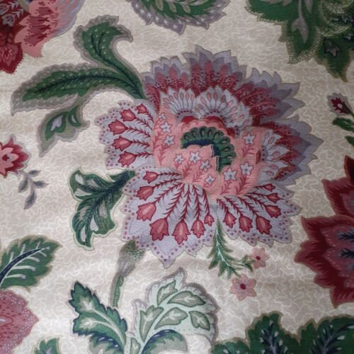 Stanley King Studio Cotton Fabric Jacobean Floral 65 inches long - Picture 3 of 9