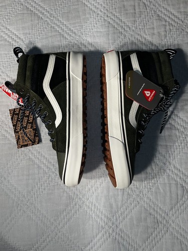 NUOVO Vans Sk8 Hi Mte 2 Olive 507698 Uomo US 8.5 Verde Esercito Primaloft Hydroguard - Foto 5 di 11
