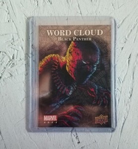2020 Upper Deck Marvel Ages Word Cloud SSP Black Panther #WC-12 UDC USA Rare!