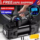Heavy Duty Portable Electric Air Compressor Car Tyre Auto Tire Inflator Pump 12V
