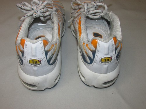 Nike Air Max Plus * Size 5Y * White Kumquat Marina * Youth - Picture 3 of 8