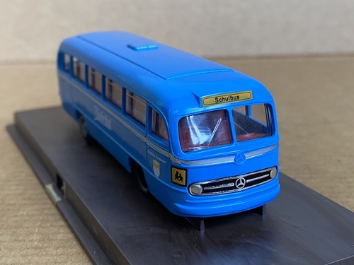 Brekina Mercedes O 321 H Fahrzeug, 1:87 Scale, Plastic, Blue, Rare, VGC. - Picture 7 of 9