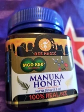 Manuka Honey MGO850+  Bee Magic , 8.8 oz, Kosher, Single Barrel Batch