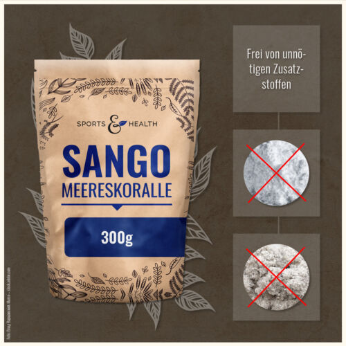 Sango Meereskoralle Pulver - Große Packung mit 300g + Gratis Dosierlöffel - Bild 5 von 7