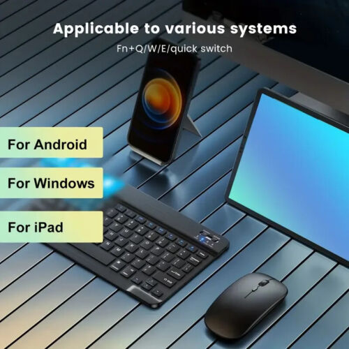 【NEW】MINI WIRELESS KEYBOARD & MOUSE COMBO, ULTRA-SLIM DESIGN, RECHARGEABLE - Picture 5 of 10