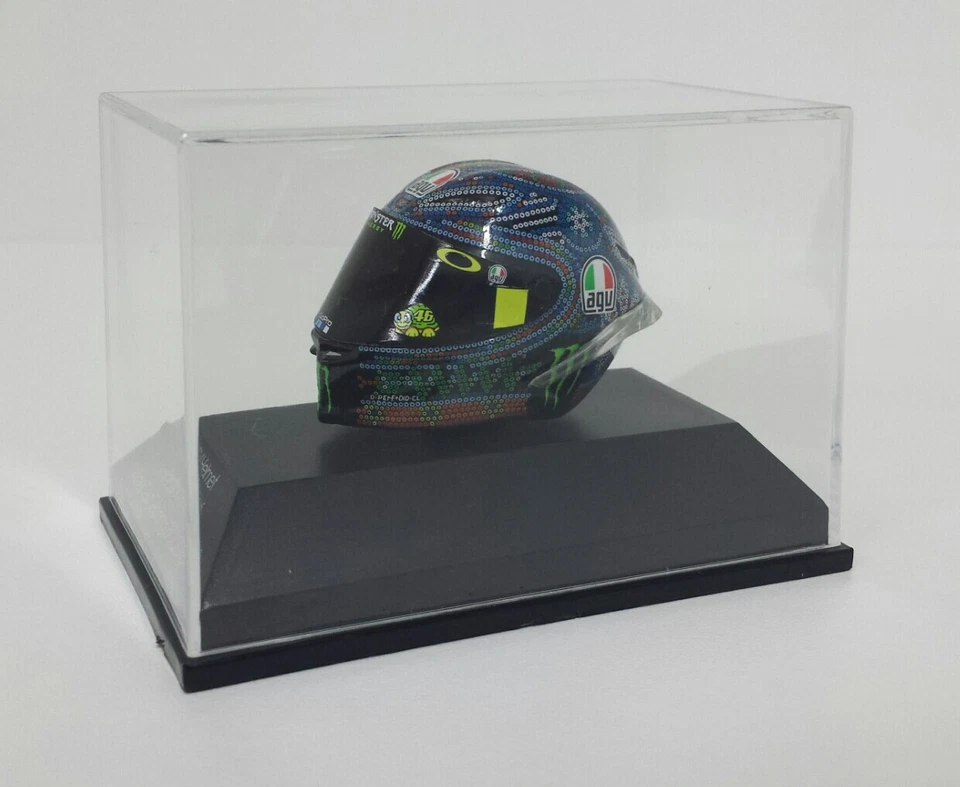 MINICHAMPS 1/8 valentino rossi Model Diecast Helmet Moto AGV Test Sepang 2018 - Image 2 of 4