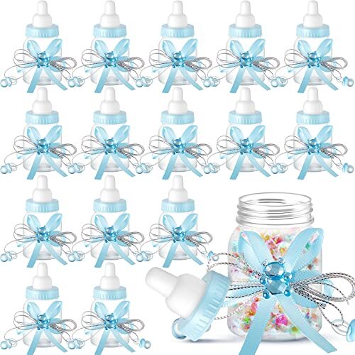 48 Pcs Baby Shower Bottles Mini Milk Bottle Plastic Bear Candy Bottles with - Picture 2 of 7