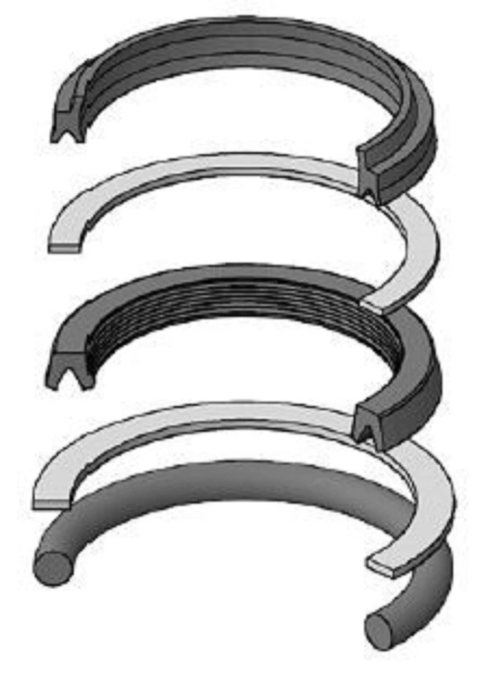 SEAL & CYLINDER SOURCE,INC. Miller Fluid Power 1-3/8" HV2-KR400-138 (Fluorocarbon) 2002 Rod Seal Kits NEW