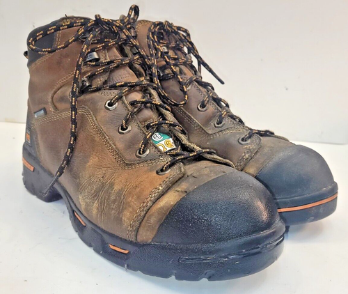 Timberland PRO 6" Endurance PR WP Steel Toe 47591 Work Boots Brown Leather Sz 11 - Picture 5 of 24