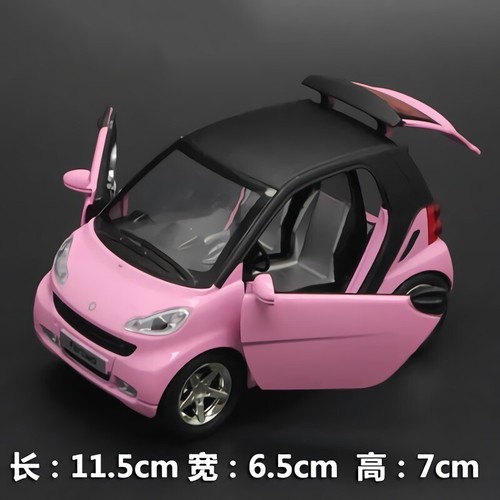 1:32 Smart Fortwo Pull Back Car Alloy Diecast Car Model Collectible Kids Toys - Bild 17 von 17