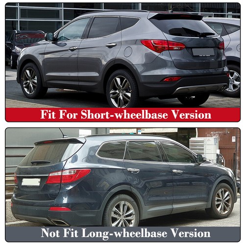 6x Black Window Pillar Posts Trim Cover Fit For Hyundai Santa Fe Sport 2013-2018 - Bild 2 von 13