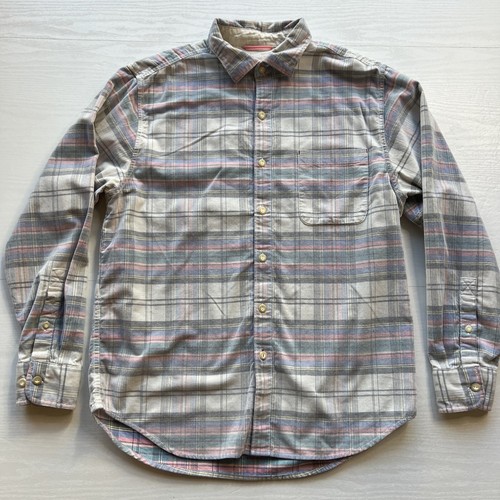 Tommy Bahama Coastline Cord Karohemd Herren Medium Neutral Langarm