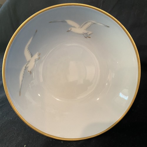 Bing & Grondahl B & G Seagull Pedestal Dish Compote Dolphins Copenhagen Denmark - Bild 10 von 12