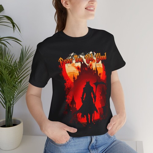 Camiseta "Fear the Old Blood" 100% Algodón Unisex Algodón Pesado Camiseta Videojuego. - Imagen 6 de 14