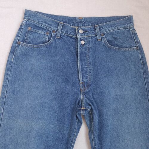 Replay 901 Vintage Jeans Mens Size W34 L34 Regular Fit Button Fly Made in Italy - Picture 2 of 18