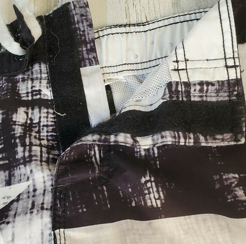 Costume da bagno uomo Bioworld foderato in rete pantaloncini da tavola taglia M elastico dietro coulisse - Foto 4 di 4