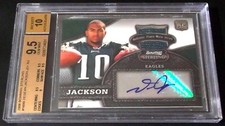 BGS 9.5 10 Autograph Jersey Rc Desean Jackson Auto 2008 Sterling Rookie Signed