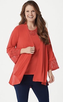 Women Susan Graver Textured Cardigan 