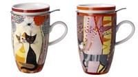 2Er Set Rosina Wachtmeister Teetassen Soffioni & Sottosopra 450Ml Goebel