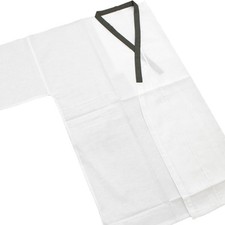 Japanese Men's Traditional Kimono inner under wear Tshirt Juban White Gray JAPAN