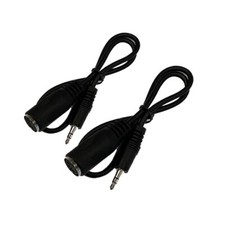 2 Pack of Type-A MIDI to 3.5mm Adapter 14" Inch CableMidi Female to TRS 3.5mm...