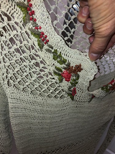 ii SISTERS Knit Sweater Tan Beige Sz S - Picture 2 of 6