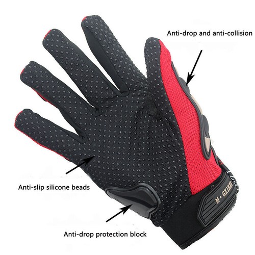 Motorcycle Full Finger Gloves Motorbike Motocross Bike Pro-Biker Racing Gloves - Foto 7 di 18