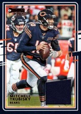 2020 Donruss Threads Orange #17 Mitchell Trubisky Jersey - NM-MT