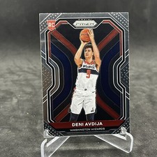 Deni Avdija 2020-21 Panini Prizm Base Rookie Card RC #290 Washington Wizards