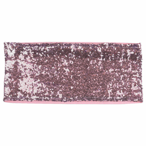 10/25/50/100Pcs Spandex Stretch Sequin Chair Sashes Bow Band Wedding Party Decor - Picture 27 of 30