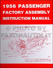 1956 Chevrolet Car Assembly Manual Exploded Views of Parts Chevy Factory