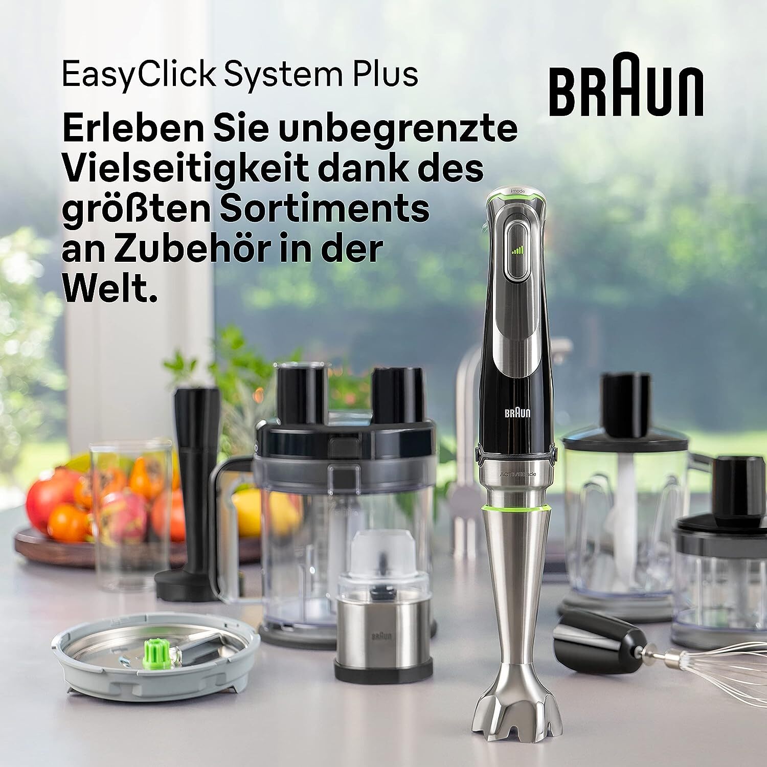 Braun MultiQuick 9 MQ 9187XLI Stabmixer Pürierstab mit Active PowerDrive