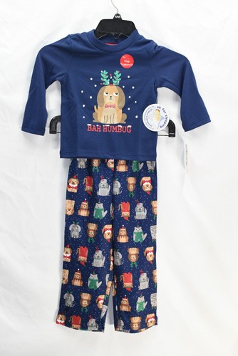 Pijama Familiar Navidad Niños Bah Humbug Novedad Familia Pijama Conjunto Pequeño 6-7 - Imagen 1 de 4
