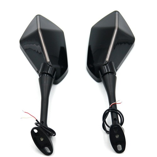 Motorcycle Retrofit with Light Rearview Mirror LED Turn Signal Rearview Mirror - Picture 5 of 6