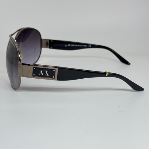 ARMANI EXCHANGE AX 139/s CVLJJ 64/14 GUNMETAL BLACK AVIATOR H15269 - Picture 2 of 8