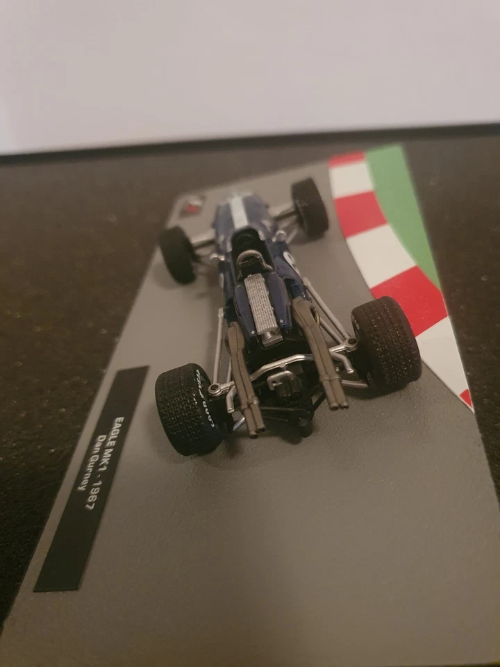 FORMULA 1 F1 AUTO COLLECTION SCALA 1/43 - EAGLE MK1 - D. Gurney - Teca Box - Immagine 3 di 4