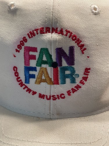 Vtg 1999 International Fan Fair Country Music Trucker Hat Adjustable Snap Back - Picture 9 of 11